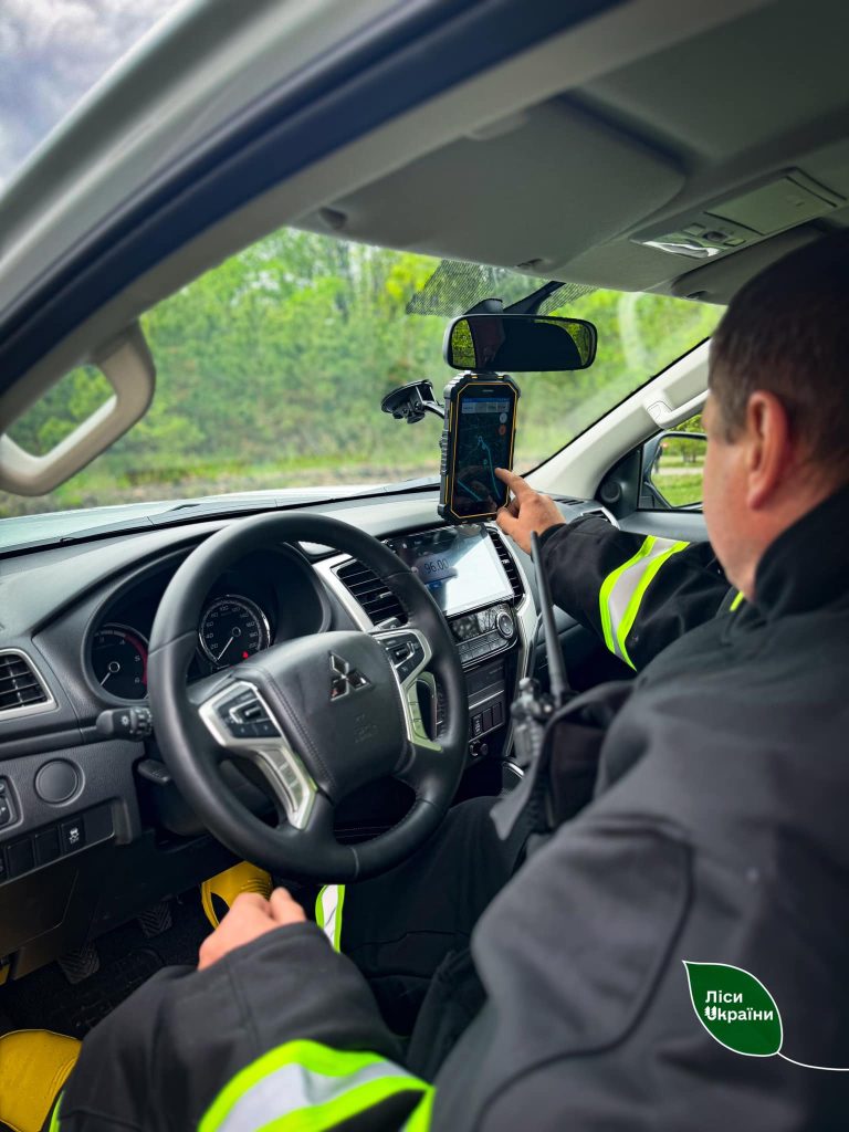 ДП «Ліси України» використовує систему GPS навігації для моніторингу та управління пожежною технікою