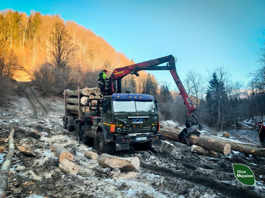 Карпатська філія: Великобичківське надлісництво на Закарпатті перевиконало план реалізації у січні
