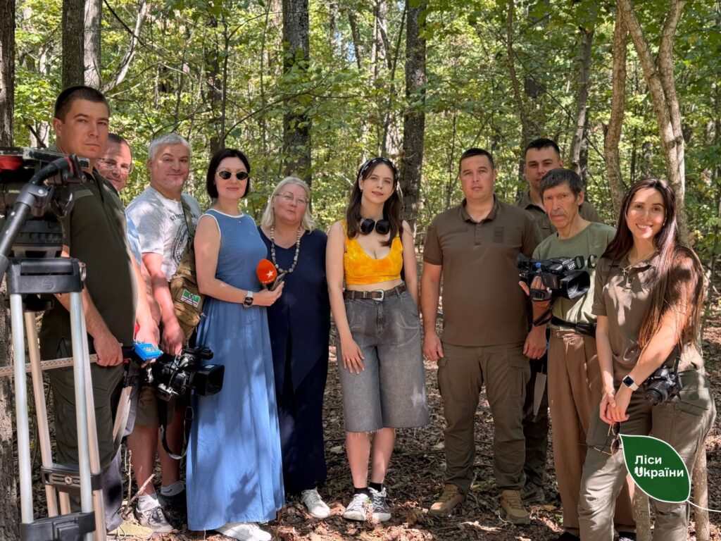 Employees of the communications department of SFE “Forests of Ukraine” organized and held a press tour for representatives of regional and national Media