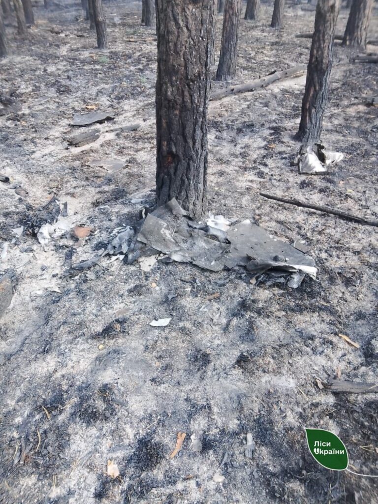 У лісах філії “Столичний лісовий офіс” вчергове спалахнули пожежі внаслідок ворожих атак
