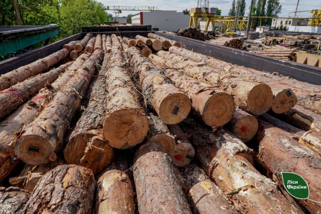 На 15% збільшили поставки у третьому кварталі деревини для ЗСУ у порівнянні з попереднім кварталом