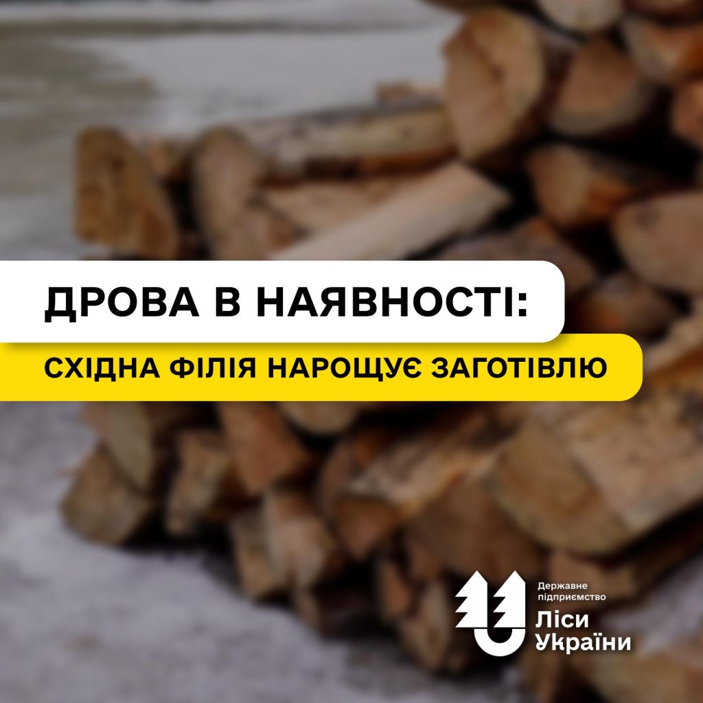 Попри морози та складну безпекову і енергетичну ситуацію ДП “Ліси України” забезпечує населення дровами на Дніпропетровщині і Запоріжжі!