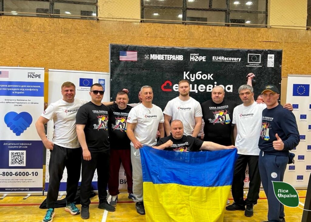 Після важкого поранення воїн-лісівник Володимир Доминікін став призером ветеранських змагань!