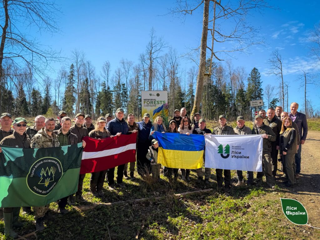 Перший живий пам’ятник українським героям-лісівникам на території Євросоюзу